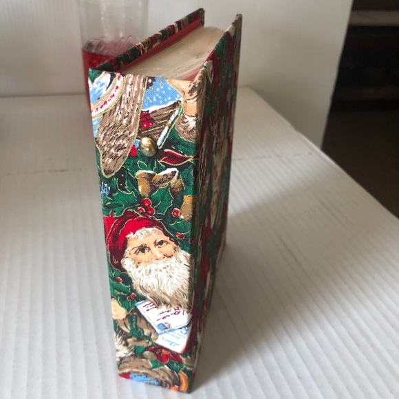 Christmas Santa Vintage Fabric Small Photo Album - Picture 11 of 11